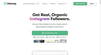 Gainsty: Get Real Instagram Followers Fast preview